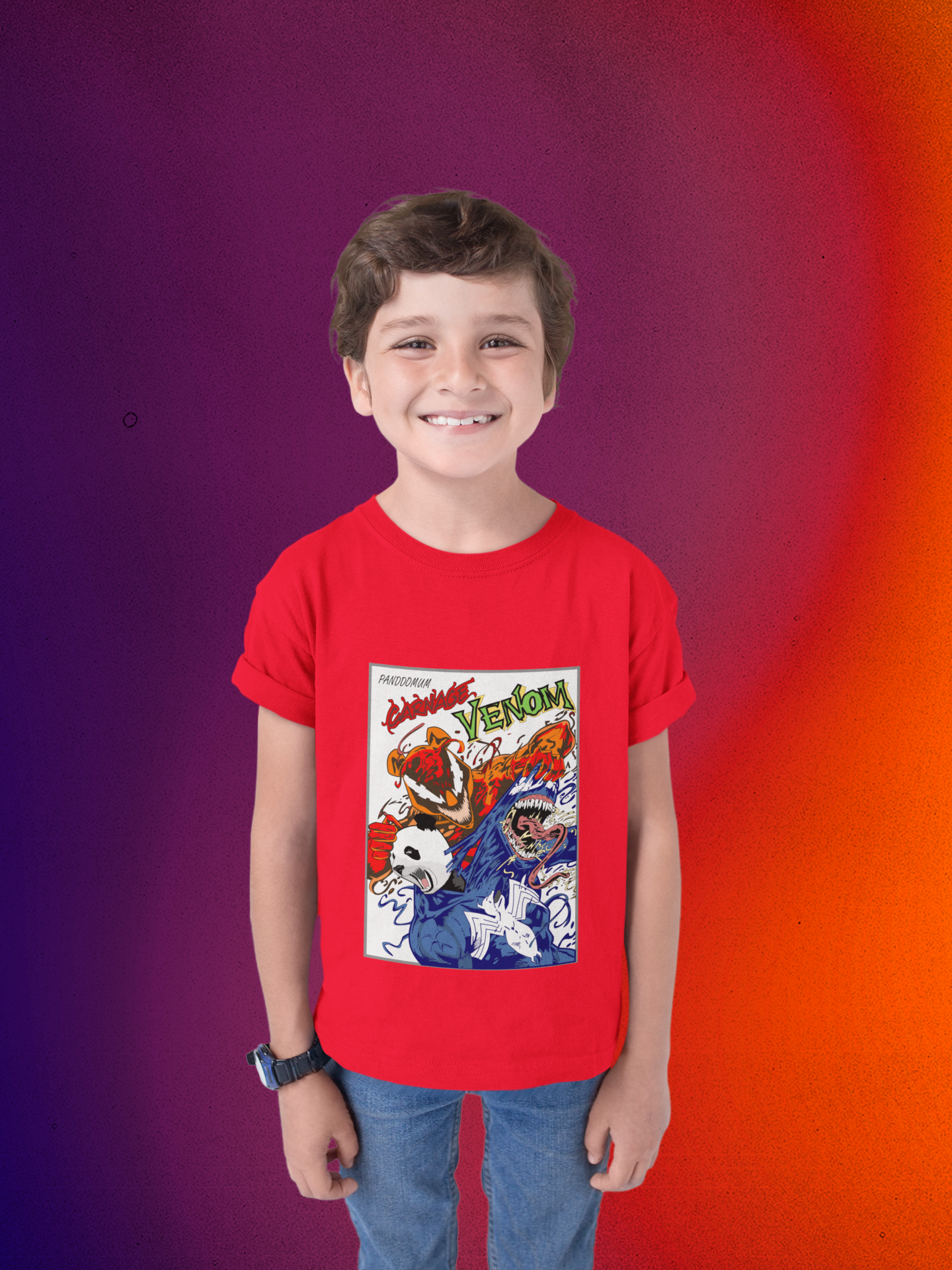 Camiseta Infantil Venom & Carnage