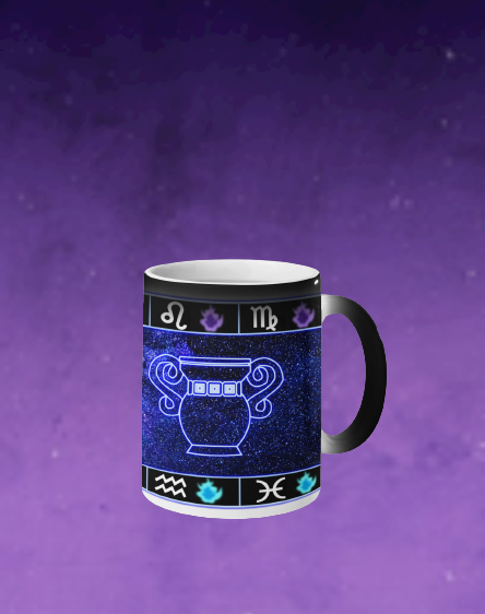 Caneca Mágica Signo De Aquário