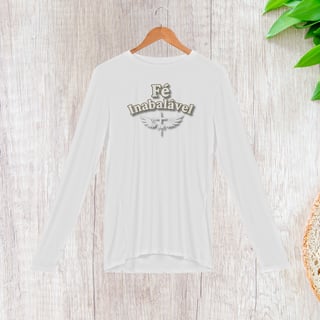 Camisa Manga Longa Sport Dry Uv - Fé inabalavel (Unisex)