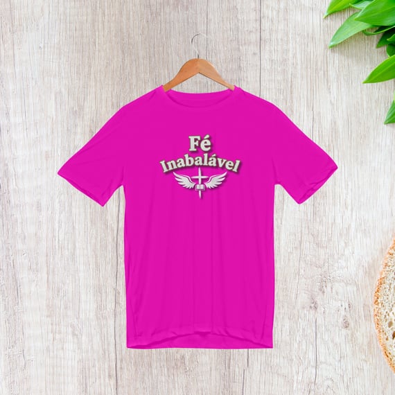 Camiseta Sport Dry Uv - Fé inabalavel (Unisex)