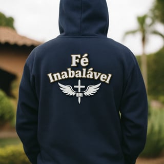 Nome do produto Moletom Prime Com Zíper Fé inabalavel