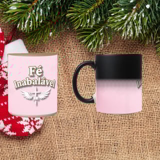Nome do produto Caneca Mágica - Fé inabalavel 