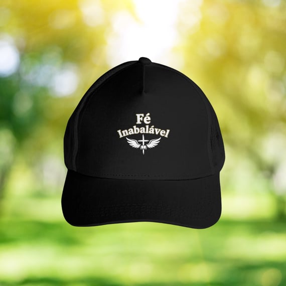 Boné Prime Com Tela - Fé inabalavel 