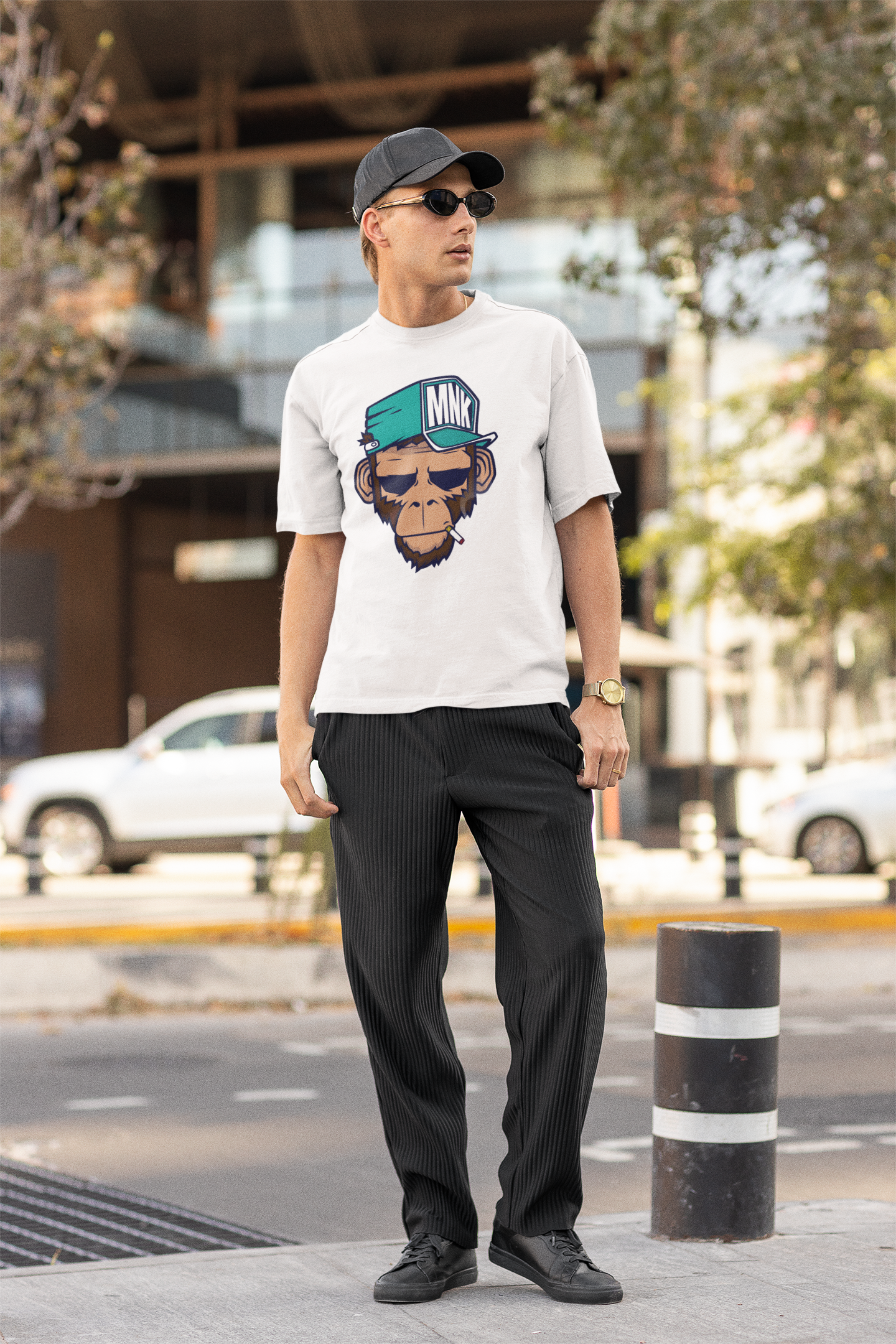T-SHIRT MACACO MNK
