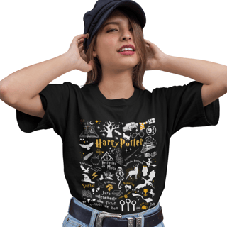 Nome do produto Camiseta Potter Verso