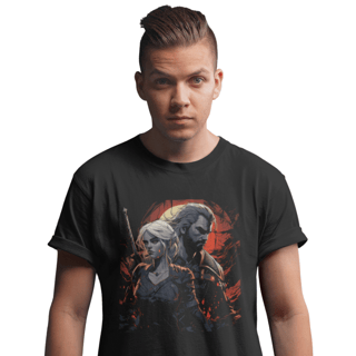 Camiseta Ciri e Geralt