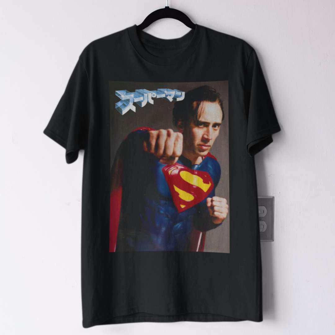 Nome do produto: Nicolas Cage - Supe man