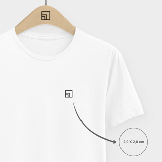 Nome do produto Camiseta Básica Premium Logo Foremost Branca