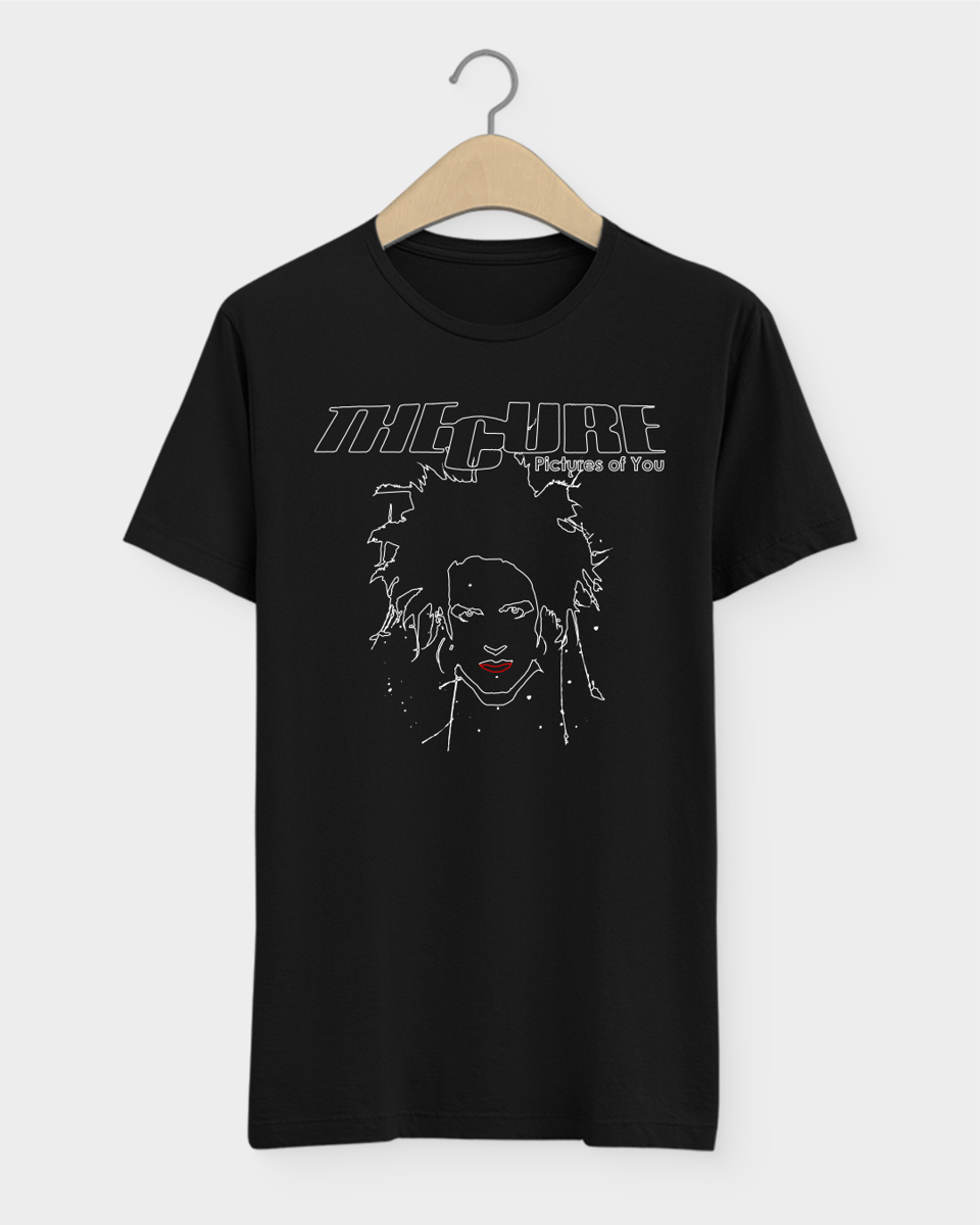 Nome do produto: Camiseta The Cure Pictures Of You Post Punk.