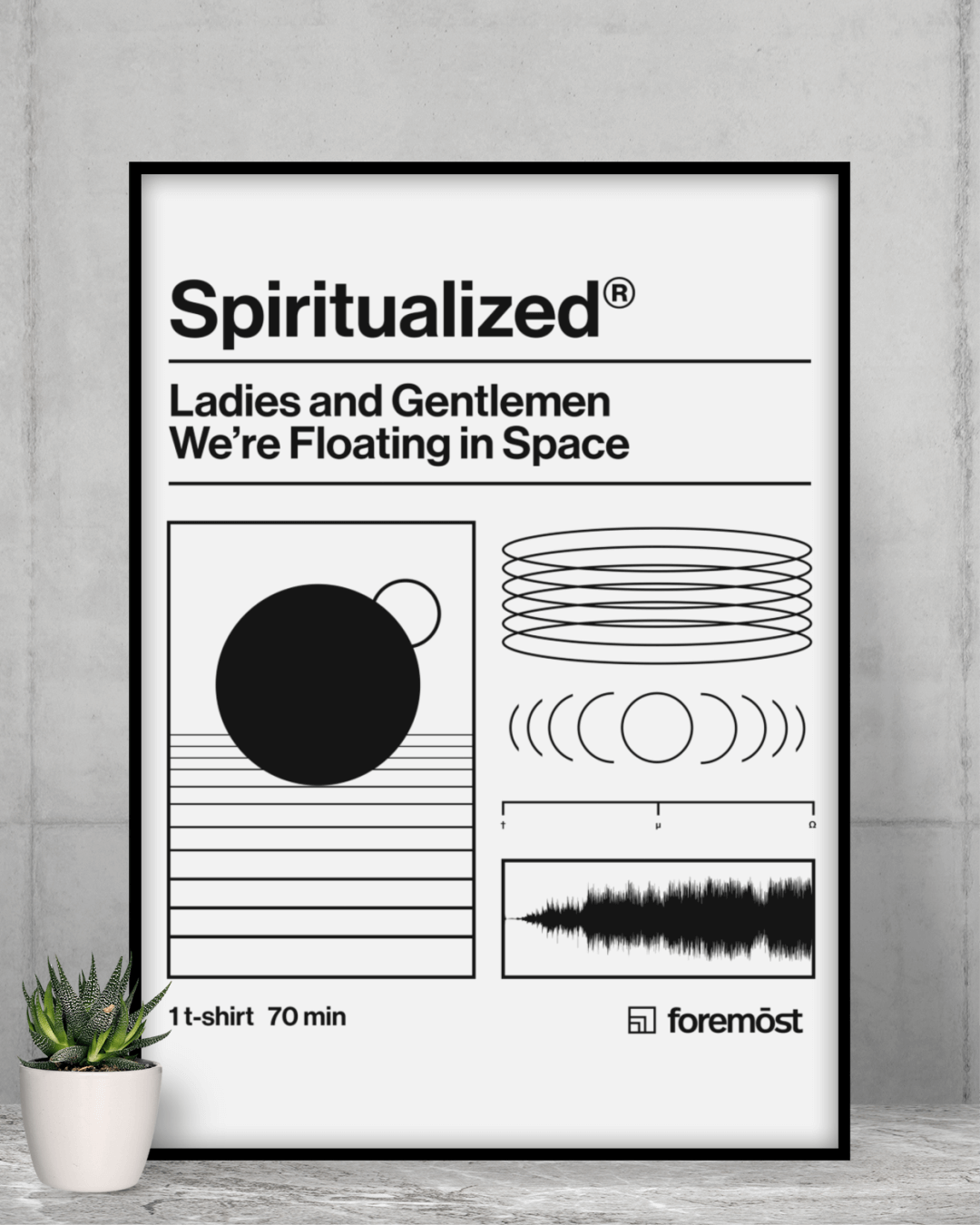 Poster A2 Spiritualized  Ladies and Gentlemen We Are Floating in Space 