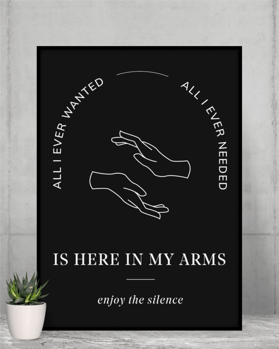 Nome do produto: Poster A2  Depeche Mode  Enjoy the Silence Violator