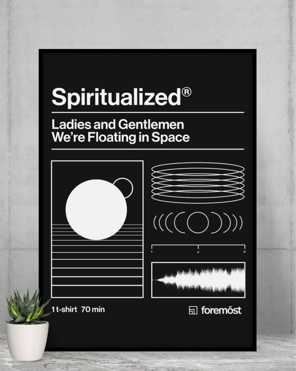 Nome do produto: Poster Spiritualized  Ladies and Gentlemen We Are Floating in Space 