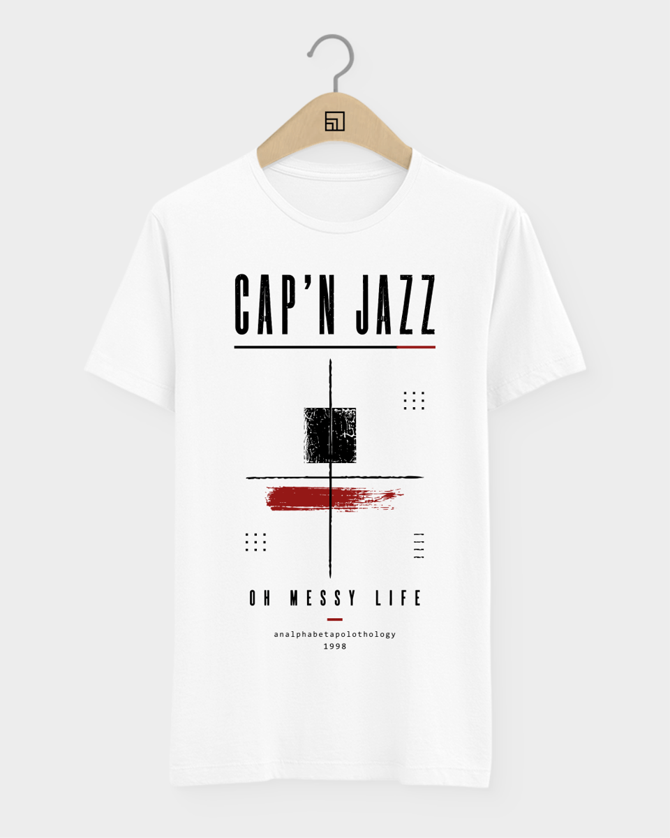 Nome do produto: Camiseta Cap’n Jazz Oh Messy Life
