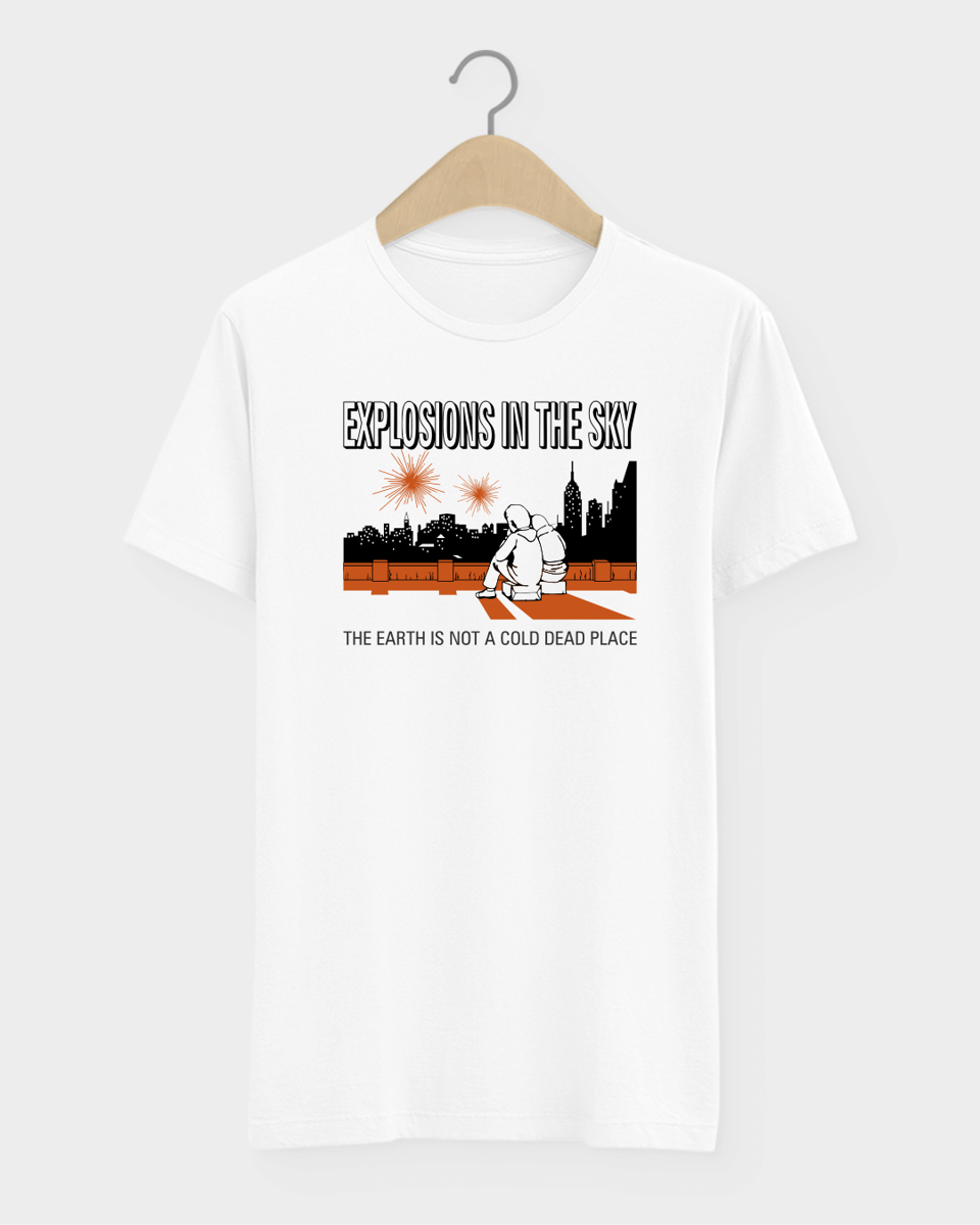 Nome do produto: Camiseta  Explosions In The Sky  The Earth Is Not A Cold Dead Place Post Rock