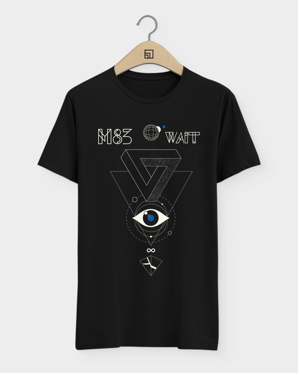 Nome do produto: Camiseta M83 Wait - Hurry up,We’re Dreaming