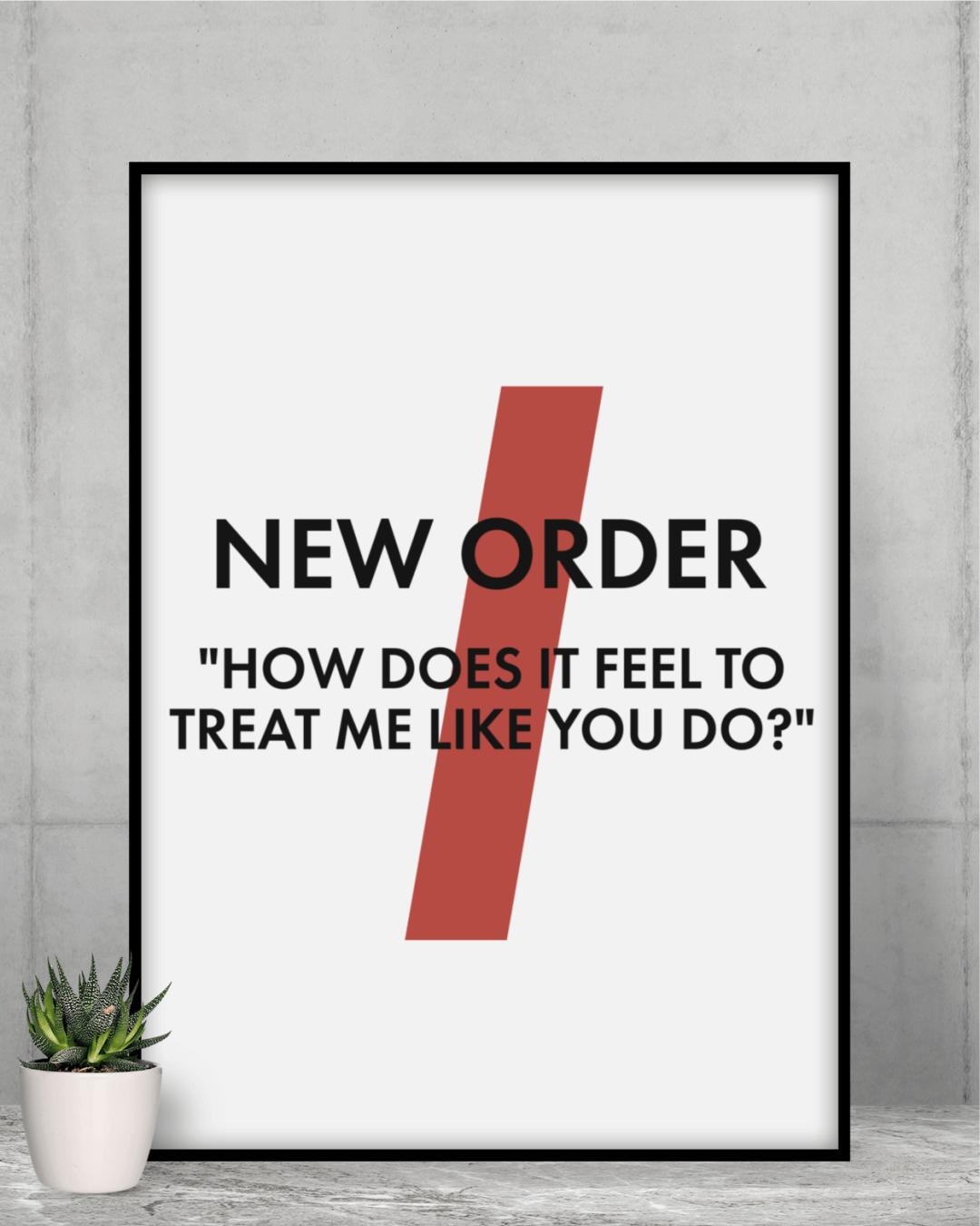 Poster A2 New Order Blue Monday