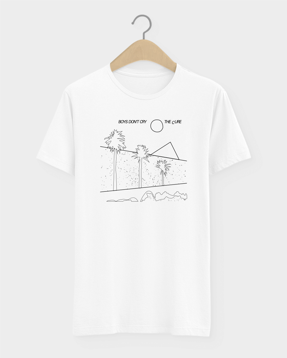 Nome do produto: Camiseta The Cure Boys Don\'t Cry Post Punk