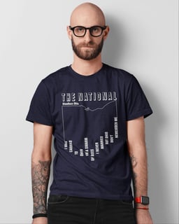 Nome do produto Camiseta The National Bloodbuzz Ohio