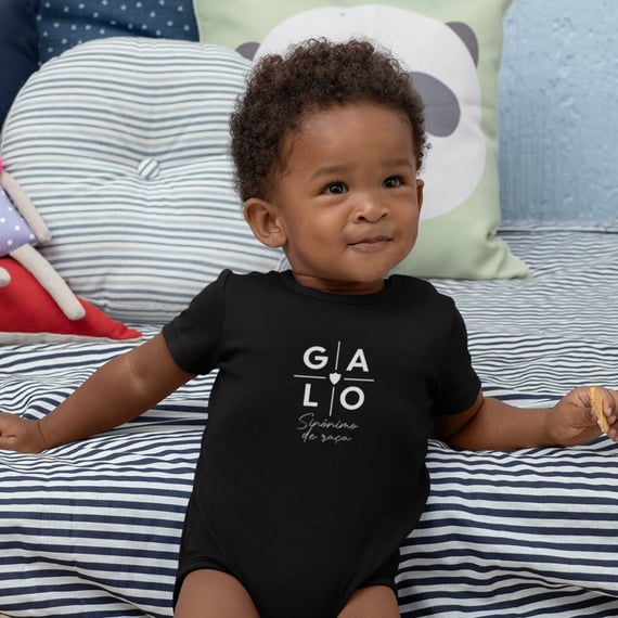 Body Bebê Galo Sinônimo de Raça