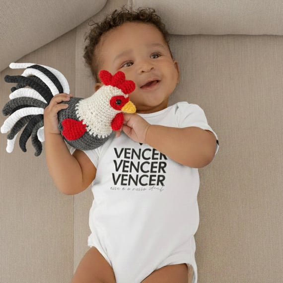 Body Bebê Vencer, Vencer, Vencer! (Ideal)