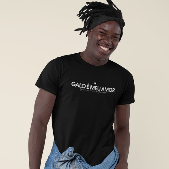 T-Shirt Galo é Meu Amor (Sempre Serei)