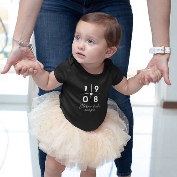 Body Bebê 1908 Gráfico (Eterno Desde Sempre)