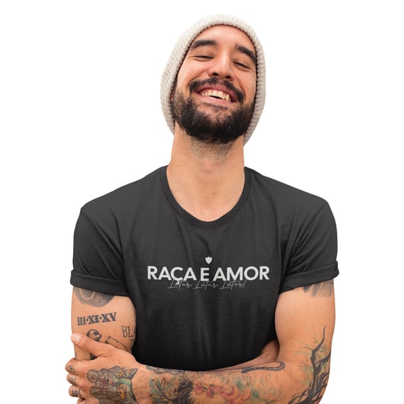T-Shirt Raça e Amor (Lutar, Lutar, Lutar!)