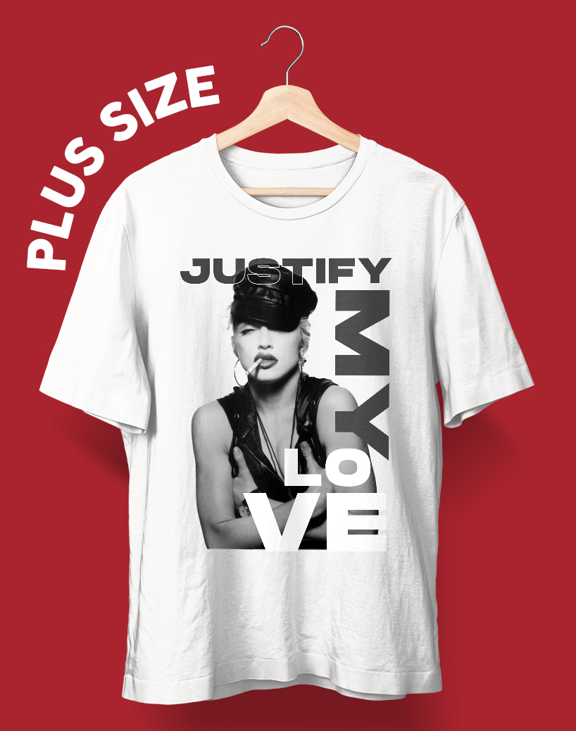 Madonna Justify My Love PLUS SIZE