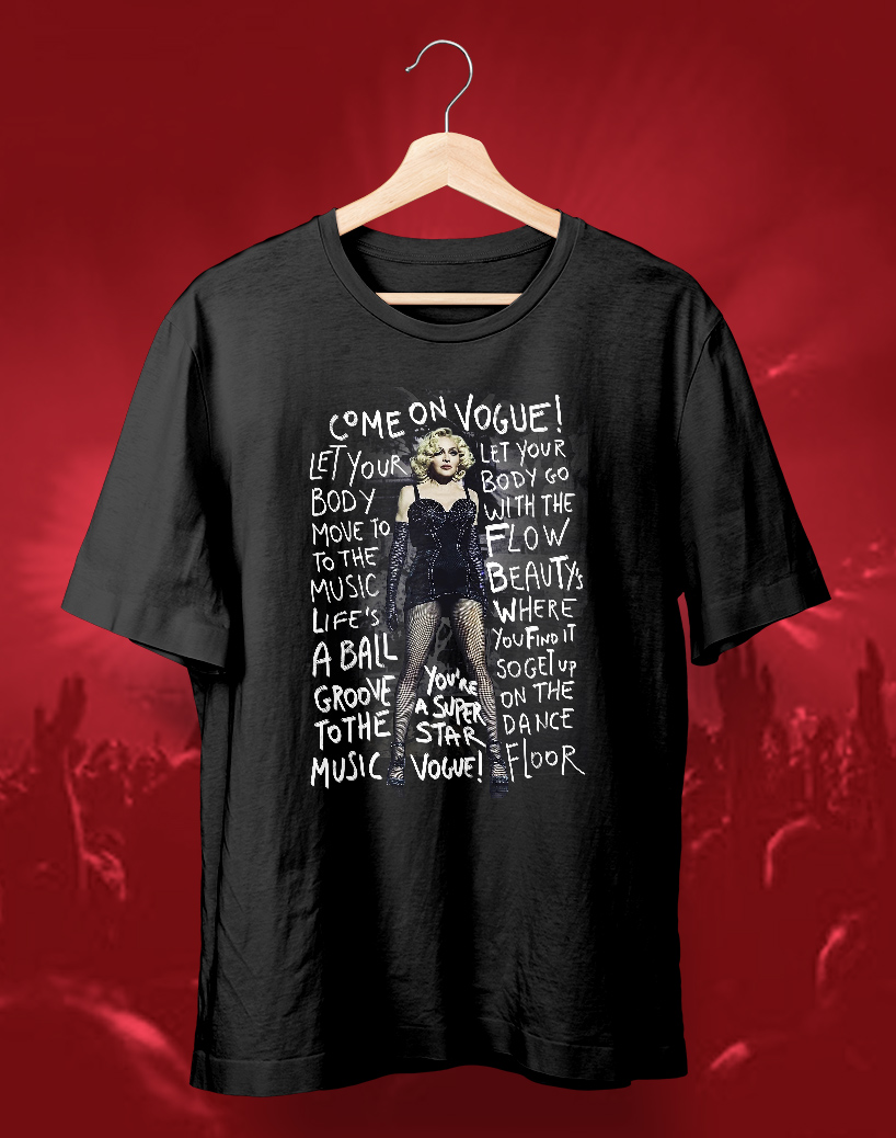 Letra VOGUE (Celebration Tour)