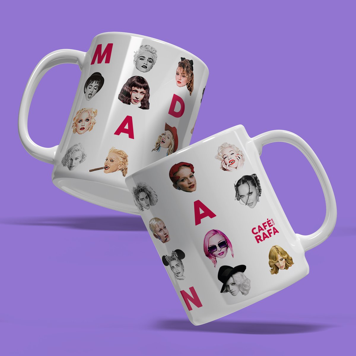 Nome do produto: Caneca ERAS Madonna (1984 a 2024)
