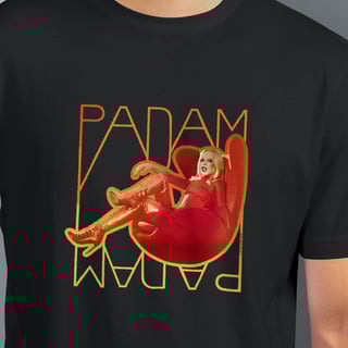 Nome do produto Camiseta PADAM PADAM (Kylie Minogue) PRETA/BRANCA