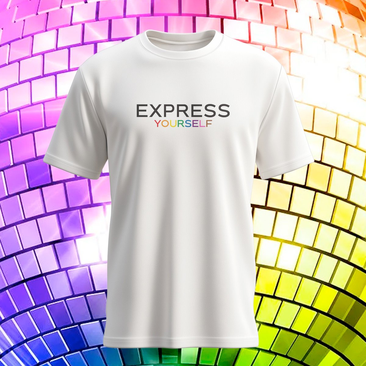 Nome do produto: Camiseta Express Yourself (Letra)