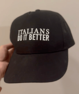 Nome do produto Boné ITALIANS DO IT BETTER
