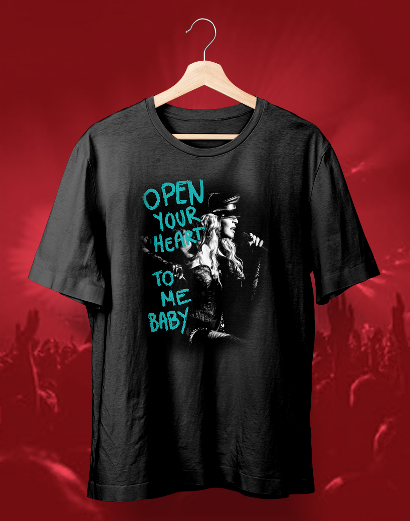Letra OPEN YOUR HEART (Celebration Tour)