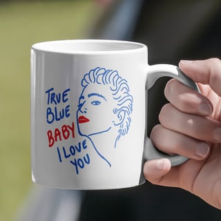 Nome do produto Caneca  Desenho True Blue (Madonna)