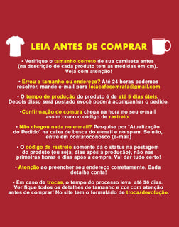 Nome do produto Camiseta Brasileira Celebration Tour (Amarela ou Branca)