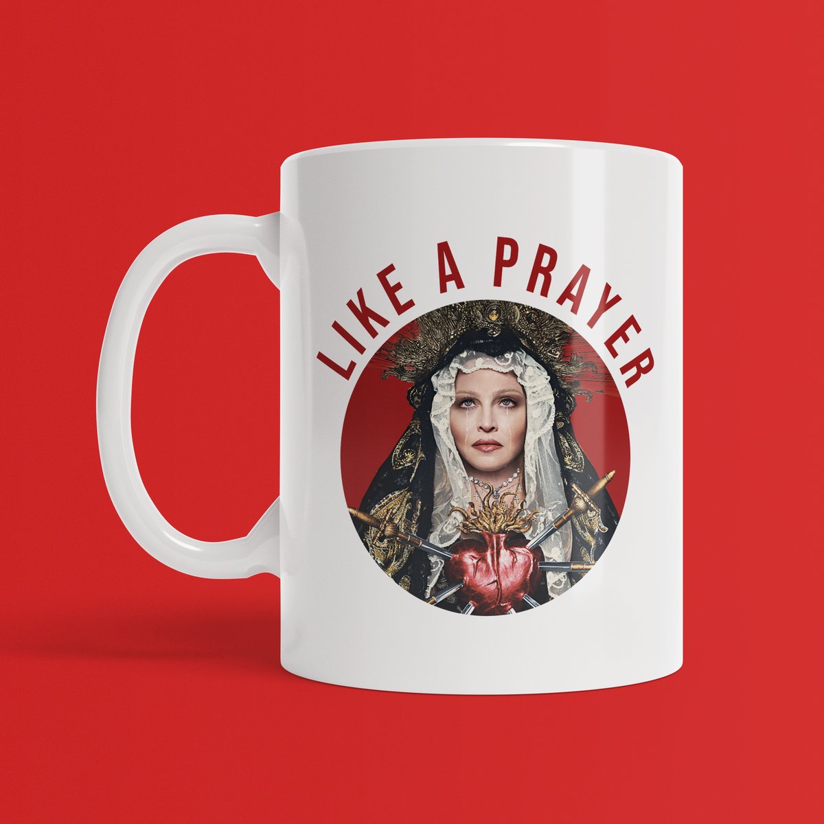 Nome do produto: Caneca Santa Madonna (Like a Prayer Vanity Fair)