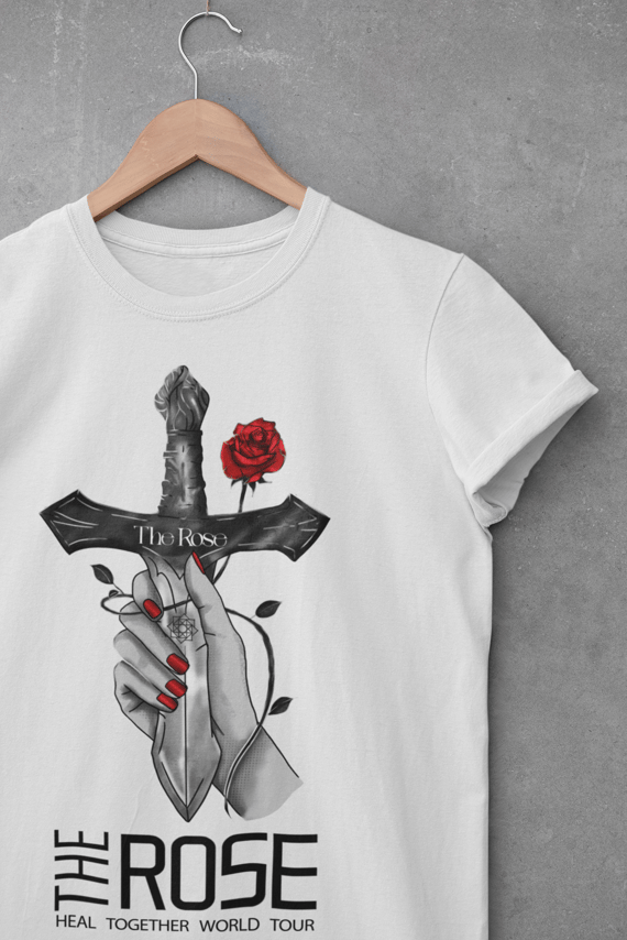THE ROSE - Camiseta (branca)