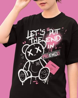 Nome do produto V - FRIENDS - Preto/Cinza