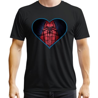 Nome do produto Camiseta Coração de Herói Homem Aranha v1