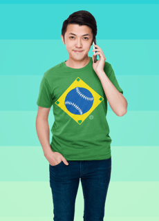 Camiseta País do Beisebol