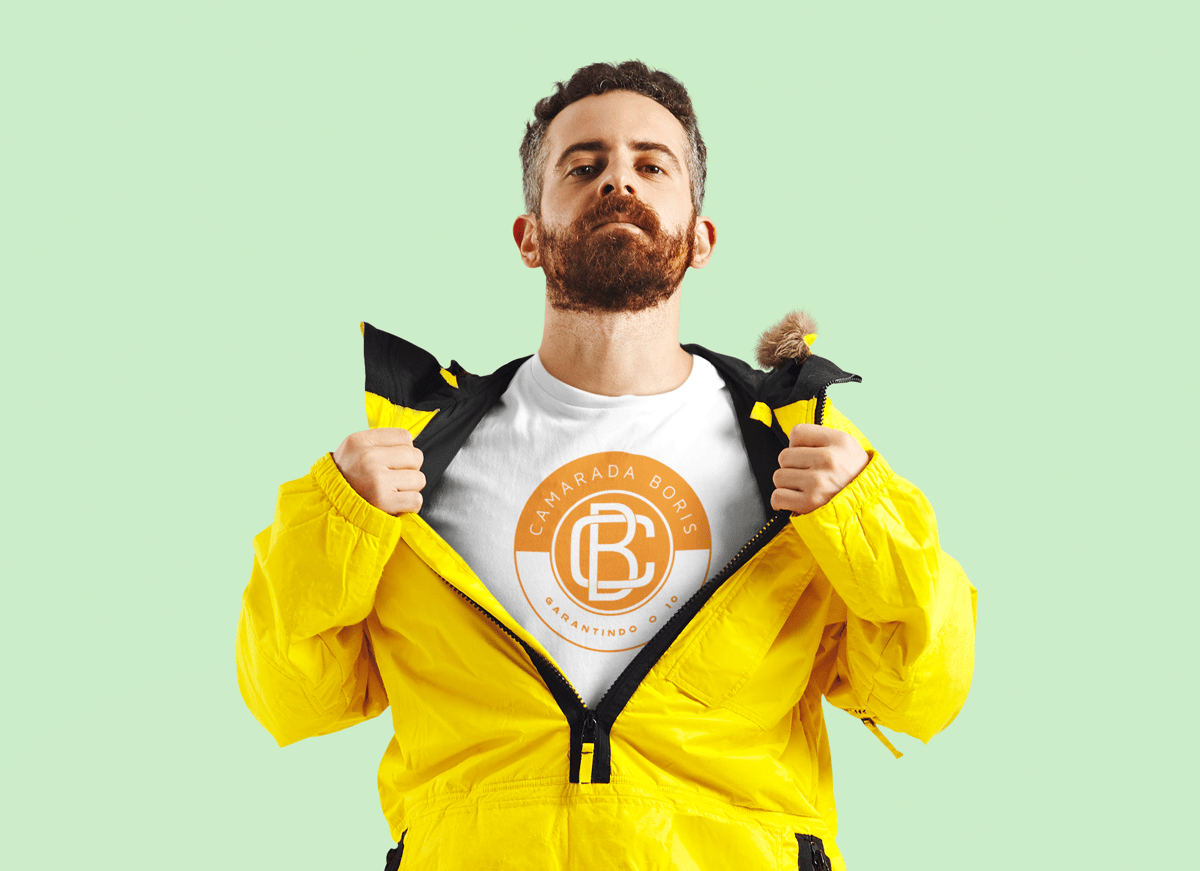 Nome do produto: Camiseta Oficial Garantindo o dez - Tecido PRIME logo Laranja