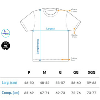 Nome do produto CAMISETA CSB - CLASSIC