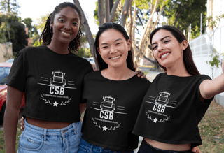 Nome do produto CAMISETA CBS CROPPED FEMININA
