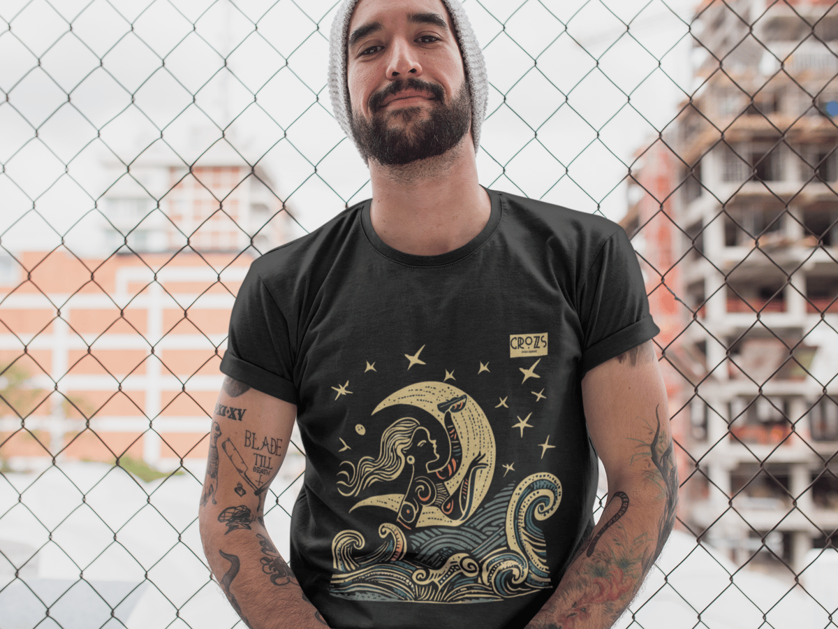 Nome do produto: Camiseta Lua e Maré