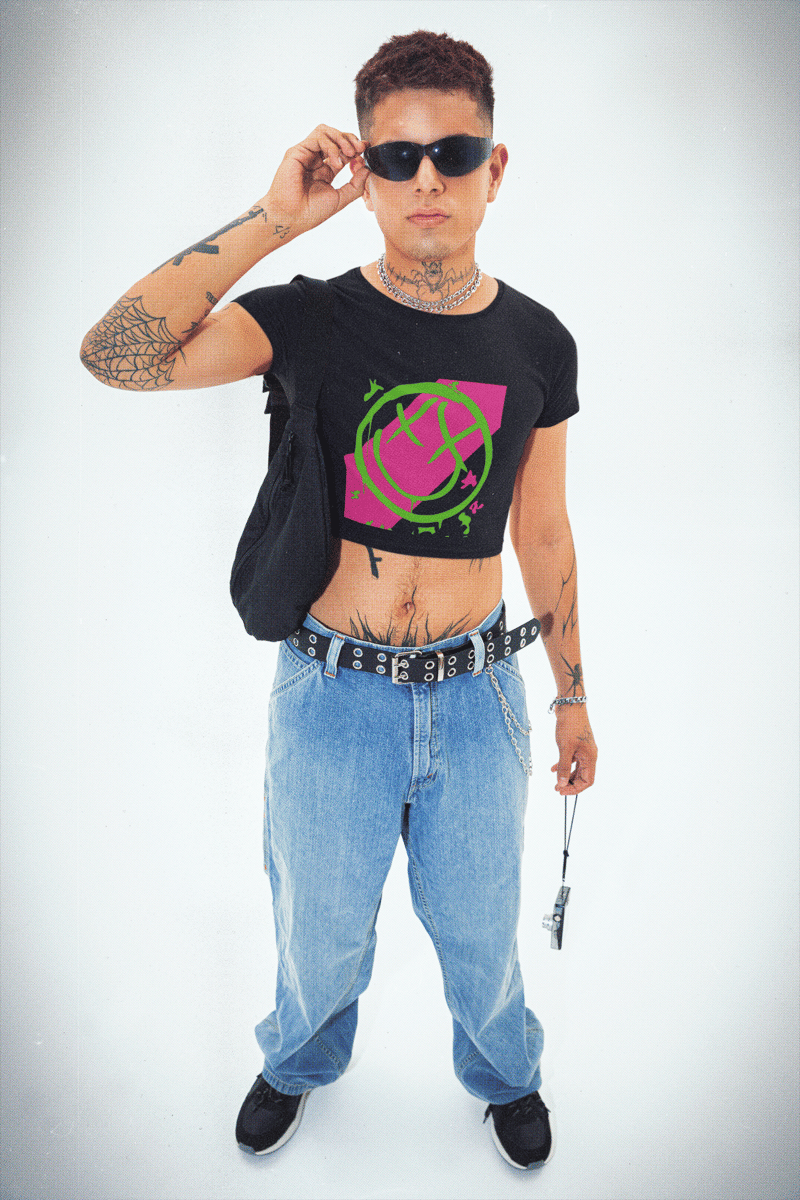 Nome do produto: Cropped Blink 182