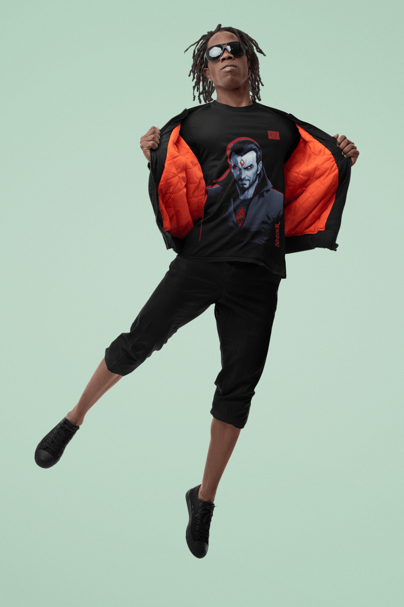 Nome do produto: Camiseta Senhor Sinistro
