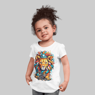 Nome do produto Camiseta feminina infantil 2 a 8 anos Kids for Jesus