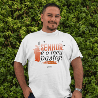 Camiseta masculina Plus Size - O Senhor é meu pastor