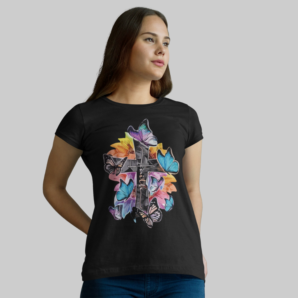 Camiseta feminina Faith